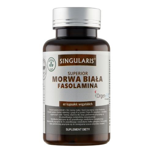 Zdjęcie produktu - SINGULARIS Superior morwa biała fasolamina, 60 sztuk
