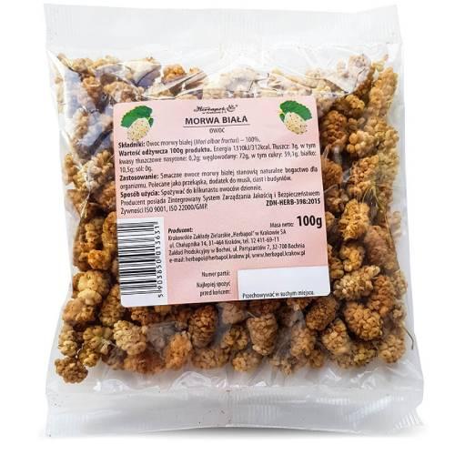 Zdjęcie produktu - Herbapol Morwa Biała Owoc, 100 g