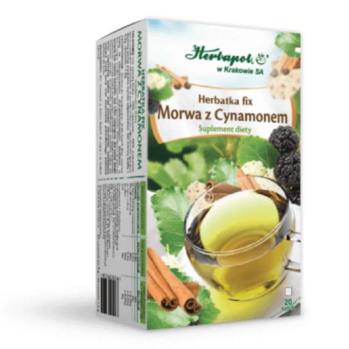 Zdjęcie produktu - Herbatka fix Morwa z cynamonem, 20 sasz.