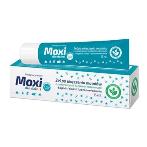 Zdjęcie produktu - MOXI Żel po ukąszeniu owad&oacute;w dla dzieci, 15ml