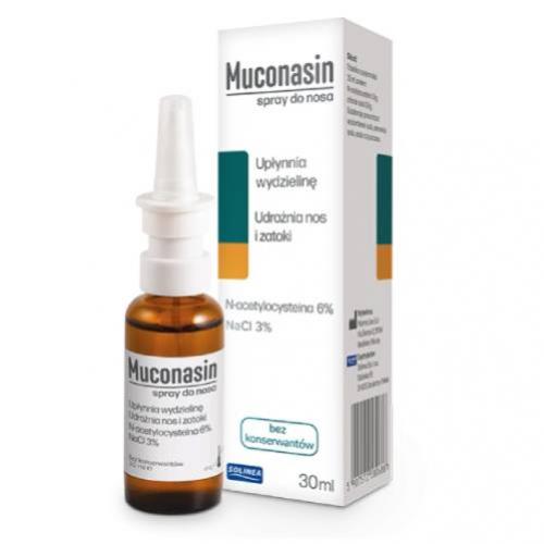 Zdjęcie produktu - Muconasin Spray do nosa, 30 ml