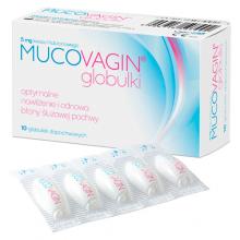 Zdjęcie produktu - MUCOVAGIN Globulki dopochwowe, 10 sztuk