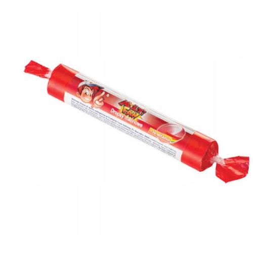 Zdjęcie produktu - MULTI FAN Dropsy bez cukru + 10 witamin, smak malinowy, 39g