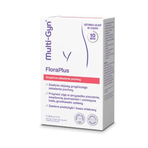 Zdjęcie produktu - Multi-Gyn FloraPlus Żel dopochwowy, 5 tubek x 5 ml
