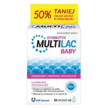 Zdjęcie produktu - Multilac BABY Synbiotyk Krople - 5 ml