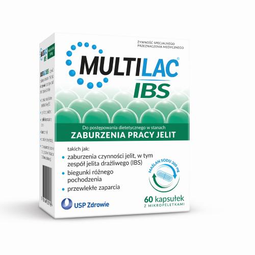 Zdjęcie produktu - Multilac IBS maślan sodu 300 mg, 60 kaps.