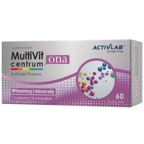 Zdjęcie produktu - ActivLab Pharma MultiVit Centrum Ona, 60 kaps.