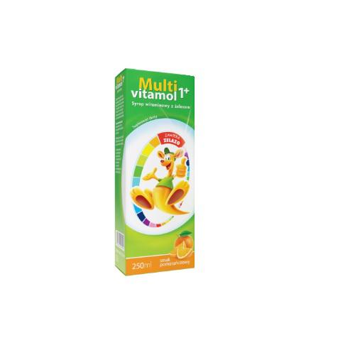 Zdjęcie produktu - MULTIVITAMOL 1+ Syrop z żelazem, 250 ml 