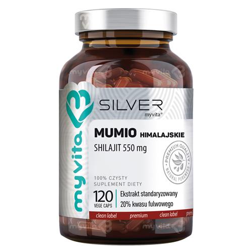 Zdjęcie produktu - MyVita Silver Pure Mumio Himalajskie 550 mg, 120 kaps.