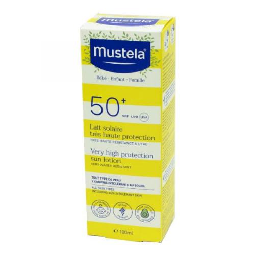 Zdjęcie produktu - MUSTELA  Mleczko przeciwsłoneczne bardzo wysoka ochrona SPF 50+, 100ml
