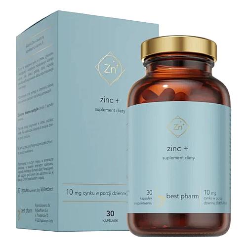 Zdjęcie produktu - MyBestPharm Zinc+ cynk, 30 kaps.