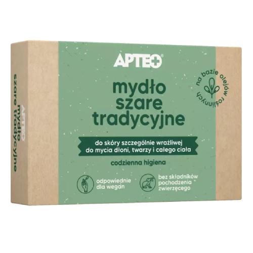 Zdjęcie produktu - Mydło szare APTEO, 100g