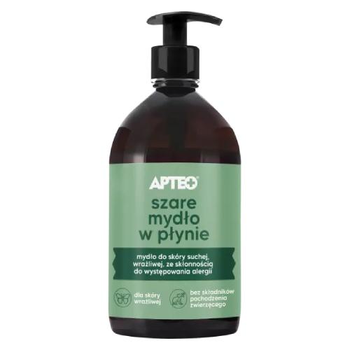 Zdjęcie produktu - Apteo Szare mydło w płynie, 500 ml