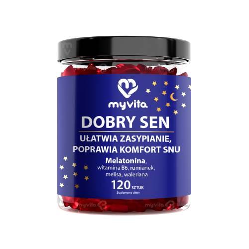 Zdjęcie produktu - MyVita Dobry Sen żelki, 120 szt.