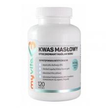 Zdjęcie produktu - MyVita Kwas masłowy, 120 kaps.