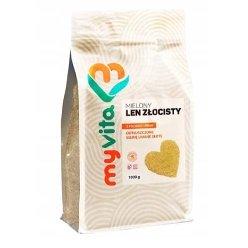 Zdjęcie produktu - MYVITA Len złocisty mielony, 1kg