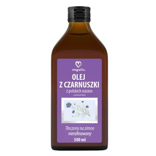 Zdjęcie produktu - MyVita Olej z czarnuszki, 500 ml