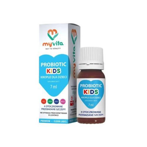Zdjęcie produktu - MyVita Probiotic KIDS krople, 7 ml