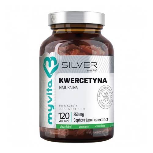 Zdjęcie produktu - MyVita SILVER Kwercetyna naturalna, 120 kaps.