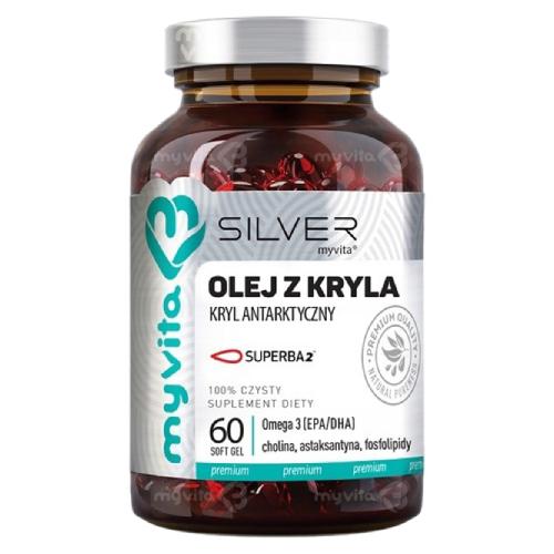 Zdjęcie produktu - MyVita SILVER Olej z kryla, 60 kaps.