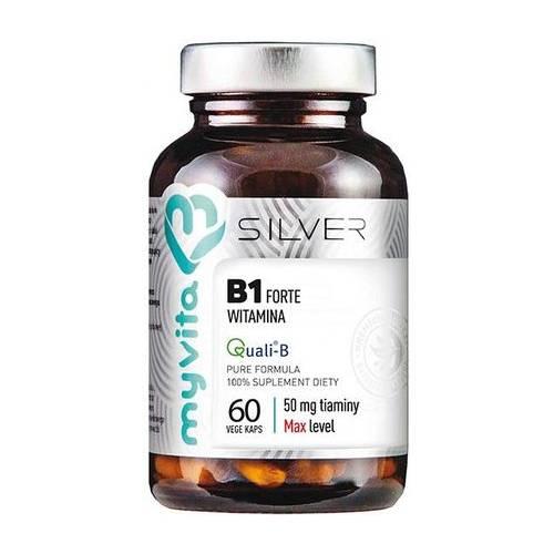 Zdjęcie produktu - MyVita Silver Witamina B1 Forte 50 mg, 60 kaps.