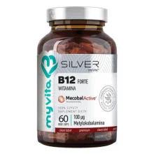 Zdjęcie produktu - MyVita SILVER Witamina B12 FORTE - 60kaps.