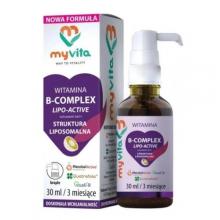 Zdjęcie produktu - MyVita Witamina B-Complex Lipo-Active Krople, 30ml