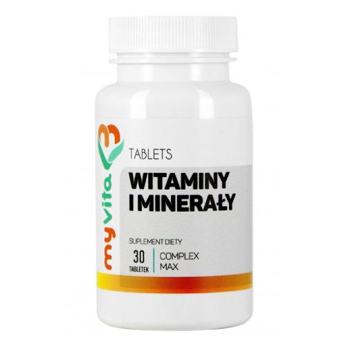 Zdjęcie produktu - MyVita Witaminy i Minerały Complex, 30 tabl.