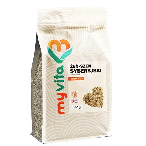 Zdjęcie produktu - MyVita Żeń-szeń syberyjski Korzeń cięty, 100 g