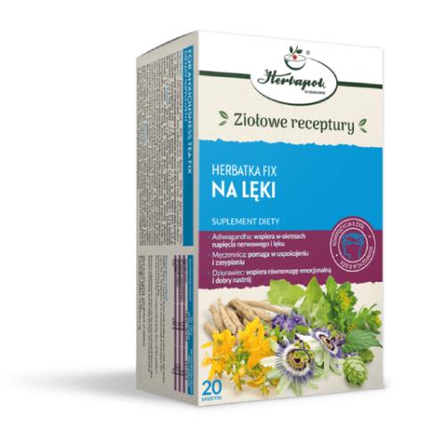 Zdjęcie produktu - Herbatka fix Na lęki, 20 sasz.