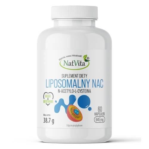 Zdjęcie produktu - NatVita NAC N-Acetylo-L-Cysteina, 60 kaps.