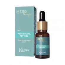 Zdjęcie produktu - NACOMI Meso Liftingujący koktajl z kompleksem peptyd&oacute;w, 15ml