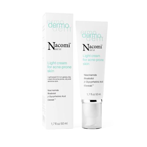 Zdjęcie produktu - NACOMI Next Level Dermo Lekki krem do cery trądzikowej, 50ml