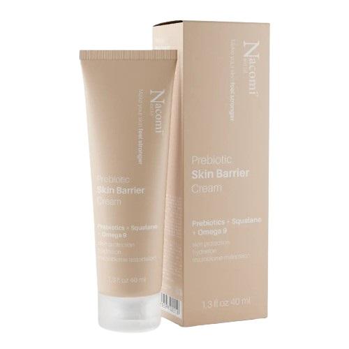 Zdjęcie produktu - Nacomi Next Level Prebiotic Skin Barrier Ultranawilżający krem do twarzy z prebiotykami, skwalanem i omega 9, 40 ml