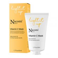 Zdjęcie produktu - NACOMI Next Level Rozjaśniająca maska z witaminą C, 50ml