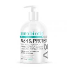 Zdjęcie produktu - Nanobiotic Med Silver Wash&Protect Mydło w żelu ze srebrem do rąk i ciała, 500 ml