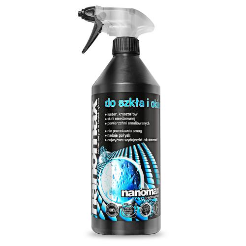 Zdjęcie produktu - NANOMAX PROFESSIONAL Płyn do szkła i okien, 1l
