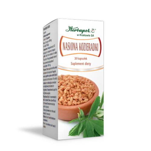Zdjęcie produktu - Nasiona kozieradki, 30 kaps.