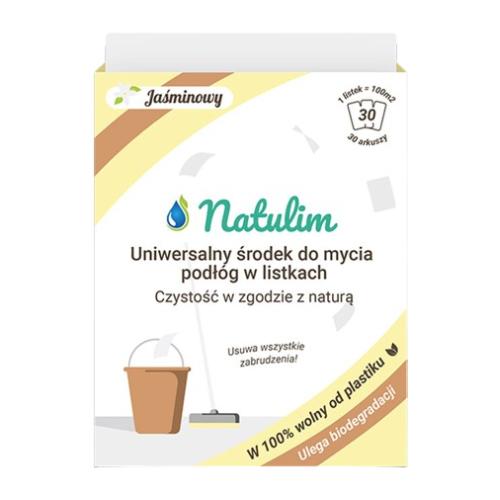 NATULIM Eko listki do mycia podł&oacute;g jaśminowe, 30 szt.