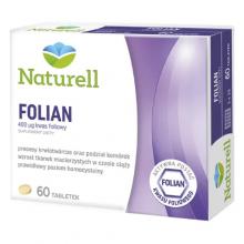 Naturell Folian kwas foliowy 400 &micro;g, 60 tabl.