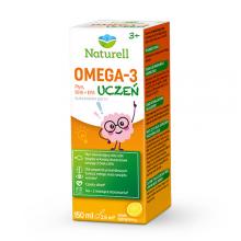 Zdjęcie produktu - NATURELL Omega-3 Uczeń - płyn o smaku cytrynowym, 150ml