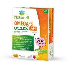 Zdjęcie produktu - NATURELL Omega-3 Uczeń żelki, 27szt.
