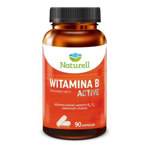 Zdjęcie produktu - NATURELL Witamina B Active, 90 kaps. - suplement diety z kompleksem witamin z grupy B