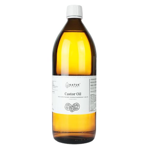 Zdjęcie produktu - NaturPlanet Castor Oil Olej rycynowy nierafinowany 100%, 1000 ml