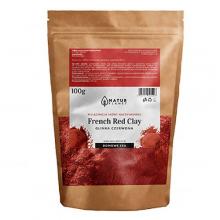 Zdjęcie produktu - NaturPlanet prosz Glinka Czerwona -100 g