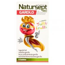 Zdjęcie produktu - NATURSEPT MED GARDŁO Lizaki tutti-frutti, 6 lizak&oacute;w