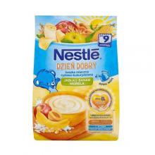 NESTLE Dzień dobry Kaszka mleczna ryżowo-kukurydziana jabłko banan morela po 9 miesiącu, 230 g