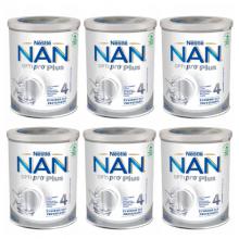 NESTLE NAN OPTIPRO PLUS 4  Junior Produkt na bazie mleka po 2. roku, 6x800g