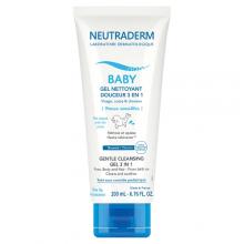 Zdjęcie produktu - NEUTRADERM BABY Łagodny żel myjący 3w1, 200ml