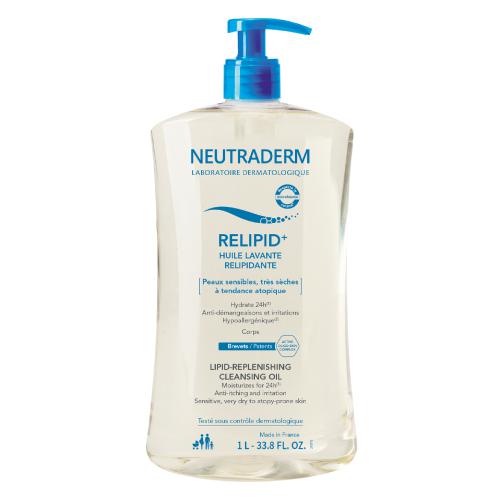 Zdjęcie produktu - NEUTRADERM RELIPID+ Olejek do mycia ciałą odbudowujący warstwę lipidową, 1L